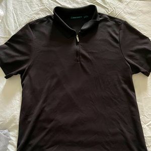 Perry Ellis Mens Polo Shirt | Large | Black